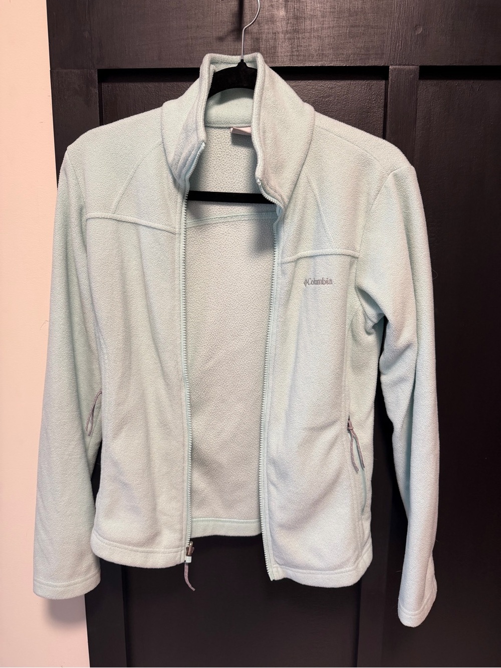 Columbia Women’s Pale Blue Teddy Fleece Jacket